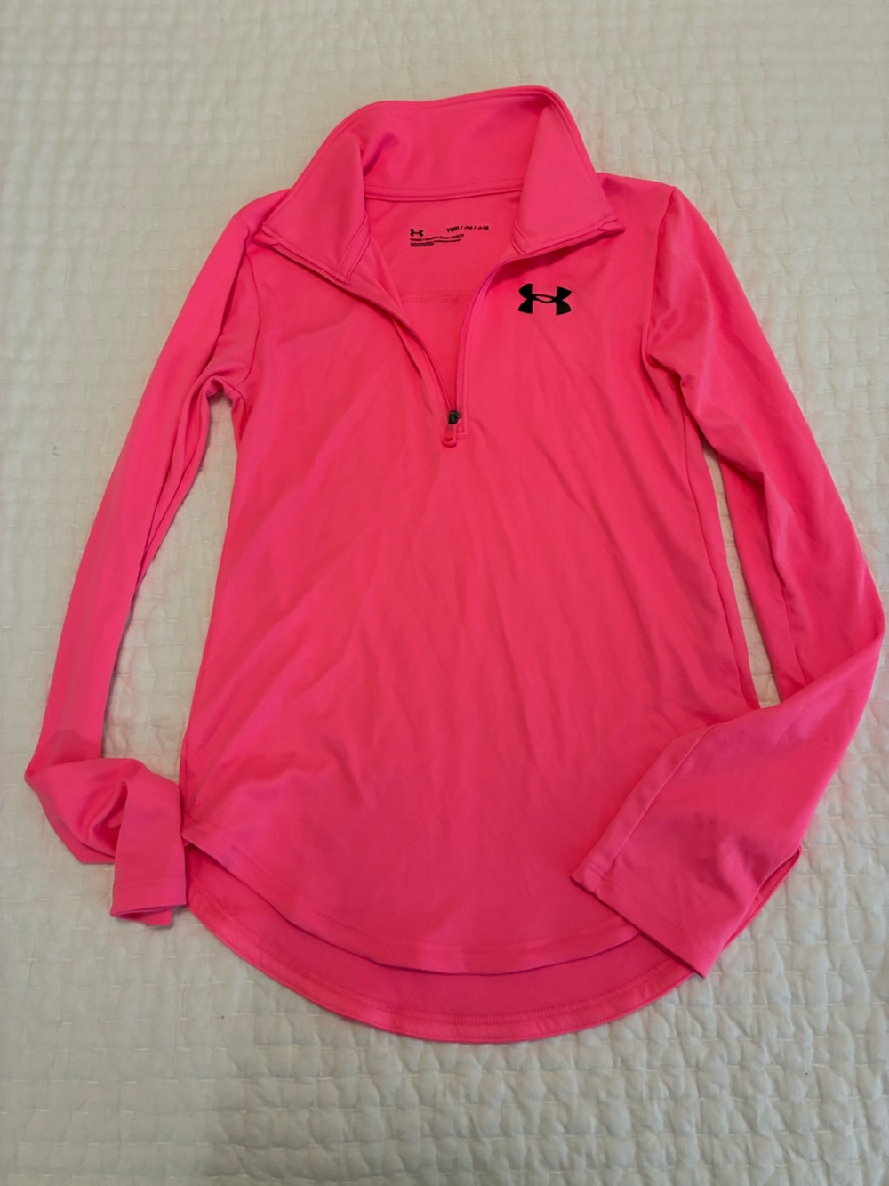 Under Armour Hot Pink Quarter-Zip Pullover